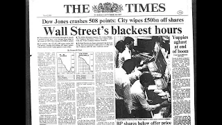 1987 stock market crash could it happen again
