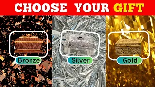 Choose Your Gift! 🎁 Bronze, Silver or Gold 🥉🥈🥇How Lucky Are You? 😱 @quizgentry