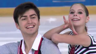 2016 ISU Junior Grand Prix - Saransk - Pairs Short Program - MISHINA / MIRZOEV RUS