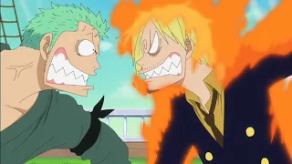 Zoro & Sanji Funny Scene (Dub)