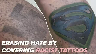 Erasing hate by covering up racist, gang tattoos