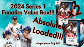 New Release! 2024 Topps Series 1 Fanatics Value Boxes! Loaded with Parallels!