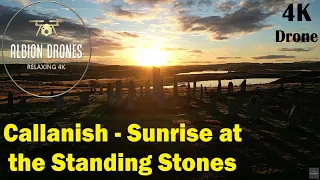 Callanish, Sunrise at the Standing Stones - Isle of Lewis - DJI MINI3 Pro 4K