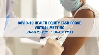 COVID-19 Health Equity Task Force (HETF): Eighth Meeting