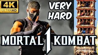 MK1 *SMOKE* VERY HARD KLASSIC TOWER GAMEPLAY!! (SAREENA AS KAMEO) 4K 60 FPS NO MATCHES LOST!! (MK12)