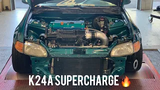 CRAZY K24a Supercharger EG HATCH