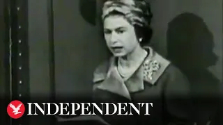 Queen Elizabeth delivers speech in French during Quebec 1964 visit