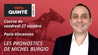 100% Quinté – Pronostics du Vendredi 27 octobre : Prix Zosma sur l’hippodrome de Paris-Vincennes