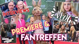 FANTREFFEN & INTERVIEWS roter Teppich PETER HASE PREMIERE Vlog  I MAVIE FAMILY