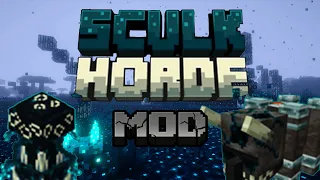 Обзор Мода - Sculk Horde / Заражение Скалка! / На Minecraft