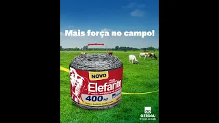 Arame Farpado Elefante 400kgf - 400m Para Cercado Rural Super Resistente | Jacob Ferramentas