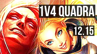 VLADIMIR vs LUX (MID) | 1v4 Quadra, 9 solo kills, 500+ games, Godlike | NA Master | 12.15
