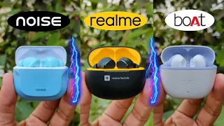 Noise Buds⚡Realme Buds⚡BoAt Airdopes : Best TWS Earbuds Under ₹1500🔥