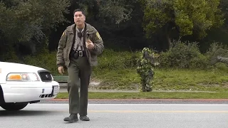 COPS CALLED Prank Gone WRONG BUSHMAN SCARE PRANK @funny @scareprank @prank @funnyvideo