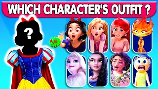 🔥 Guess the Character by their CLOTHES and VOICE | Princess Disney, Character Disney, Inside Out 2