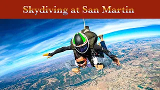 First time skydiving in Silicon valley.