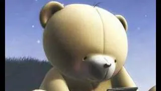 crying teddy bear