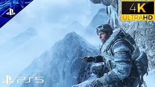 THE CLIFFHANGER | LOOKS ABSOLUTELY STUNNING | Realistic Graphics | [ 4K 60FPS ] Call OF Duty