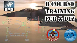 Falcon BMS 4.36 - F-16C #BCourse AV 1 - FCR Symbology AIM120