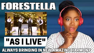 SINGER REACTS | FIRST TIME HEARING FORESTELLA - "AS I LIVE" REACTION!!!😱 | CRAZY HARMONY