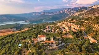 Aiguines | Trigance | Castellane | Rougon | Gorges du Verdon 4K Drone Footage