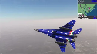 Having fun with the Mig.