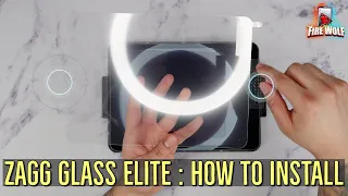 ZAGG Glass Elite Screen Protector for M2 iPad Pro 11-inch  | How To Install