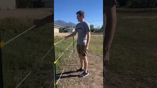 How To Test An Electric Fence😯