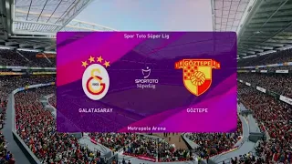 Galatasaray vs Göztepe | PES 20 Süper Lig Live Gameplay