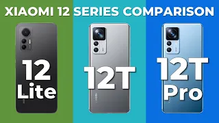 Xiaomi 12 Lite vs Xiaomi 12T vs Xiaomi 12T Pro | Smartphone Specs Comparison 2022