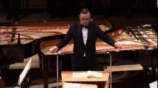 Laurynas Sadauskas conducting Mozart, Concerto for two Pianos, KV 365, E-flat major