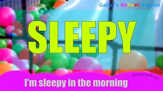 Adjectives song | Vocabulary and grammar song | Gabor's DoReMi English songs | Sleepy song