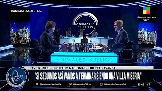 🎙️ Mano a mano con Javier Milei en Animales Sueltos