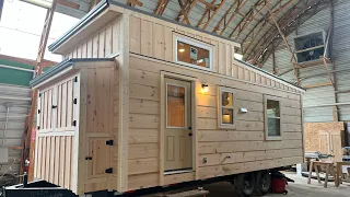10’x24’ All Wood Tiny Home “The Woody” $59,900! Accepting Orders Now! 🪵🏡🤩🇺🇸😉🏘️