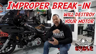 HOW TO PROPERLY BREAK IN YOUR MOTORCYCLE ENGINE #cyclefanatix #harleydavidson