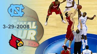 UNC Basketball: #1 North Carolina vs #3 Louisville | 2008 NCAA Tournament Elite Eight | Full Game