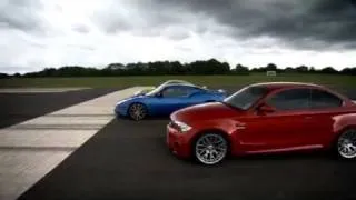 BMW 1M vs Porsche Cayman R vs Lotus Evora S