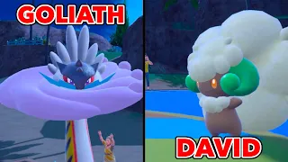 David vs Goliath in Pokémon