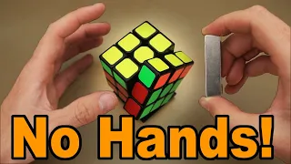 Solving a Rubik's Cube without TOUCHING it