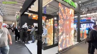 2024 ISE Barcelona: Glass LED screens & Transparent LED screens Stole The Show!