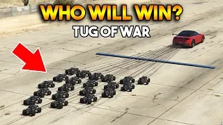 GTA 5 ONLINE : TUG OF WAR (WHO WILL WIN?)