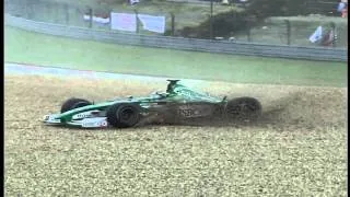 F1 European GP 2000 Crash - Eddie Irvine, Jos Verstappen & Ralf Schumacher