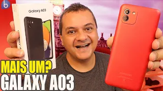 Novo GALAXY A03 | MELHOR do que o A03S e A03 Core! Unboxing e Impressões