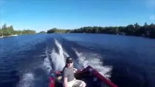 Outboard falls off