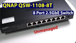 QNAP QSW-1108-8T 2.5GbE Unmanaged Switch