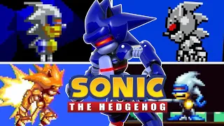 Evolution of Mecha Sonic in Sonic Games (1992-2023)