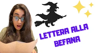 Valentina mi fa vedere la lettera della Befana! -lapitonz