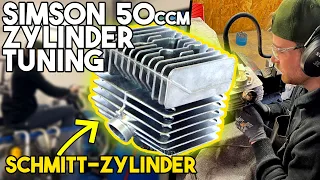 Simson 50ccm Zylinder Tuning-Paul überarbeitet den Schmitt Zylinder | PZ-Tuning