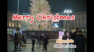 【2021聖誕特輯-街頭攝影Photography day#vlog】Christmas Day 2021 in Milan, walk around with my Leica cameras