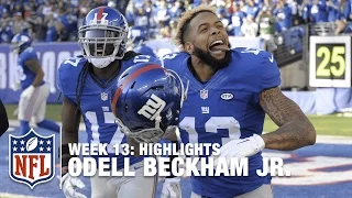 Odell Beckham Jr.'s Record-Breaking Day! (Week 13) | Jets vs. Giants | NFL